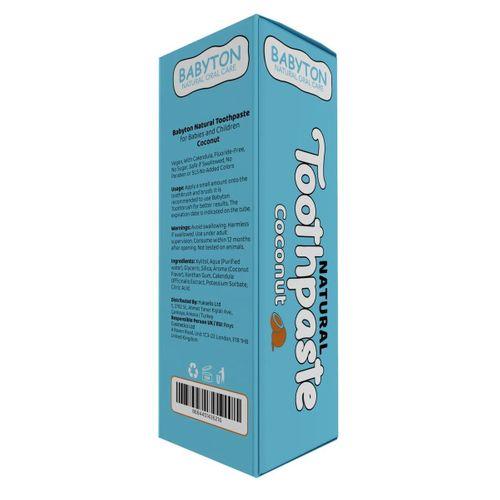 Babyton Organik Doğal Hindistan Cevizi Aromalı Diş Macunu 50 Gr