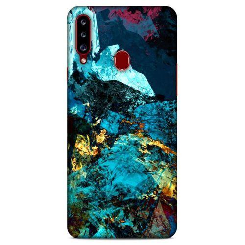 Lopard Samsung Galaxy A20s Uyumlu Kılıf Soyut Sanat (40) Desenli Fit Silikon Kılıf
