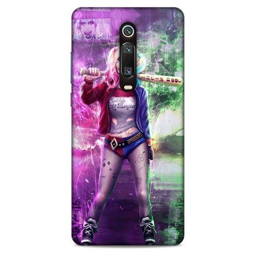 Xiaomi Mi 9T Uyumlu Kılıf Harley Quinn (30) Silicone Case Koyu kahverengi