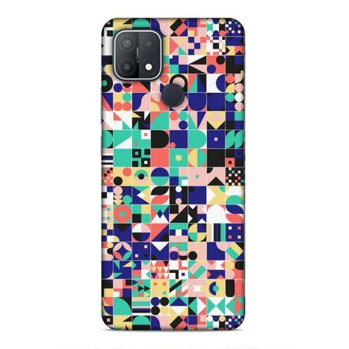 Oppo A15s Uyumlu Kılıf Insomnia (40) Fit Silikon Kılıf Minik Kareler