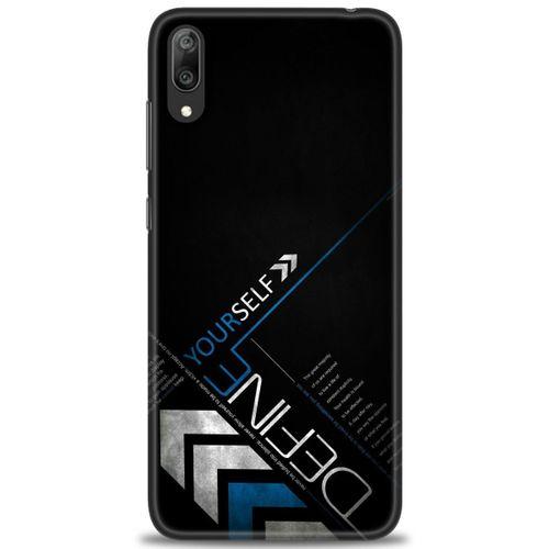 Huawei Y7 Prime 2019 Kılıf HD Baskılı Kılıf - Yourself + Tam Ekran Koruyucu