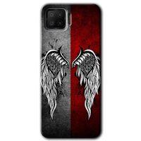 OPPO Oppo A73 Kılıf HD Desen Baskılı Arka Kapak + Temperli Cam - Lucifer