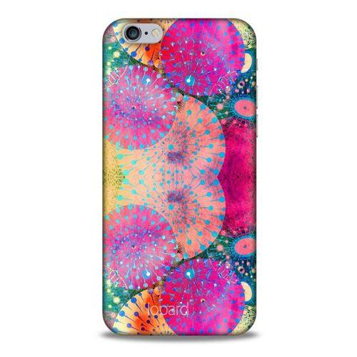 Apple Iphone 6 Kılıf Pastel Renkler (47) Crystal Flex Kılıf Fuşya Sarı