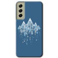 Galaxy S21 FE Kılıf HD Desen Baskılı Arka Kapak - İceberg + Kırılmaz Cam