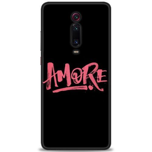 Xiaomi Mi 9T Kılıf HD Baskılı Kılıf - Amore + Tam Ekran Koruyucu