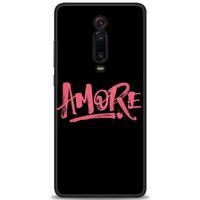 Xiaomi Mi 9T Kılıf HD Baskılı Kılıf - Amore + Tam Ekran Koruyucu