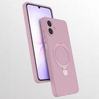 Galaxy A07 Kılıf M-safe Şarj Özellikli Standlı Zore Samara Kapak