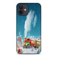 Apple iPhone 12 Kılıf Snowix (11) Tam Koruma Yeşil Kırmızı