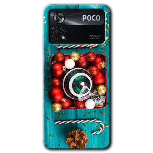 Poco x4 Pro Kılıf HD Desen Baskılı Arka Kapak - Christmas