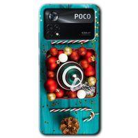 Poco x4 Pro Kılıf HD Desen Baskılı Arka Kapak - Christmas