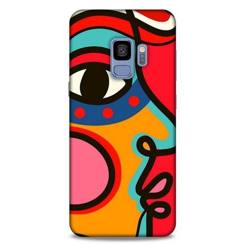 Lopard Samsung Galaxy S9 Uyumlu Kılıf Soyut Sanat (9) Baskılı Kılıf