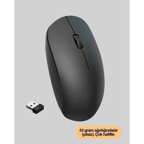 Optik Sensörlü Sessiz Fare – Geniş Uyumluluk Ve Ergonomik Yapı