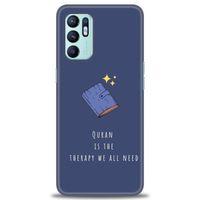 Oppo Reno 6 Kılıf HD Baskılı Kılıf - Quran + Tam Ekran Koruyucu