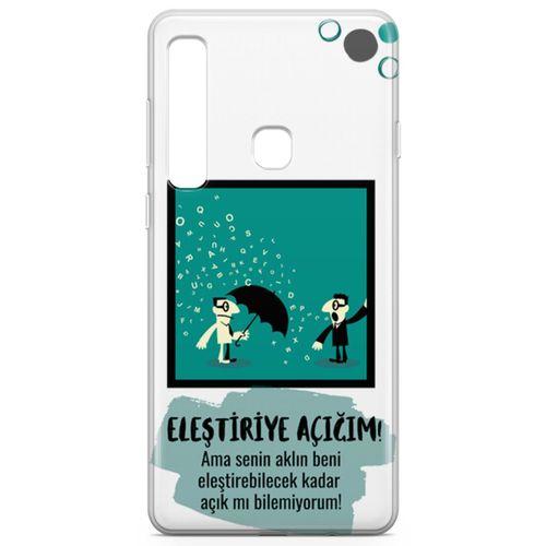 Samsung Galaxy A9 2018 Kılıf Eleştriye Açığım Arka Kapak Koruma Desenli Full Koruyucu