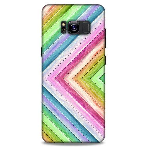 Lopard Samsung Galaxy S8 Uyumlu Kılıf Wood'X (41) Tank Kılıf Baskılı