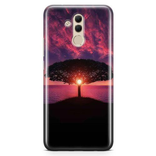 Huawei Mate 20 Lite Kılıf Güneşin Batışı Arka Kapak Koruma Desenli Full Koruyucu