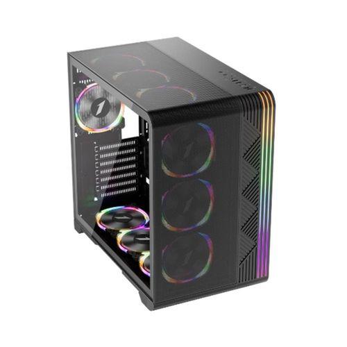 1ST PLAYER VT7 SİYAH 850W 80+ SILVER ATX 3.1 ARGB 4X12CM FAN TEMPERLİ CAM USB 3.0 ATX KASA