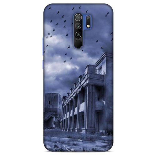 Xiaomi Redmi 9 Kılıf Depresyon (39) Liquid Crystal Kılıf Şeker Pembe Bordo