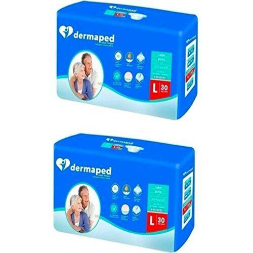 Dermaped Yetişkin Hasta Bezi Belbantlı Large Büyük Boy 30 lu 2 paket / 60 Adet