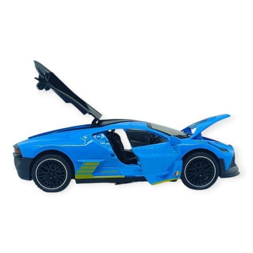 Sesli Işıklı Spor Araba 15 cm - 3241D- Mavi