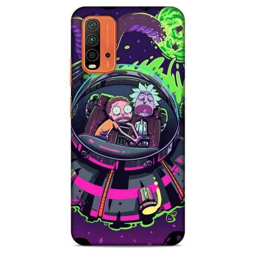Xiaomi Redmi 9T Uyumlu Kılıf Rick And Morty (21) Koruyucu Kapak Brad