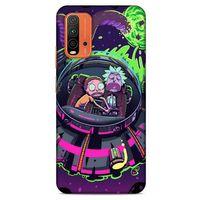 Xiaomi Redmi 9T Uyumlu Kılıf Rick And Morty (21) Koruyucu Kapak Brad