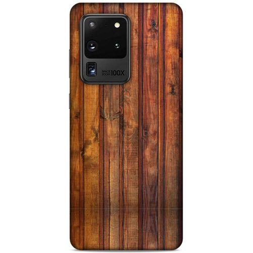 Lopard Samsung Galaxy S20 Ultra Uyumlu Kılıf Wood'X (10) Full Koruma Kılıfı Desenli