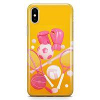 Apple iPhone XS Max Kılıf Boks Eldiveni Tenis Arka Kapak Koruma Desenli Full Koruyucu