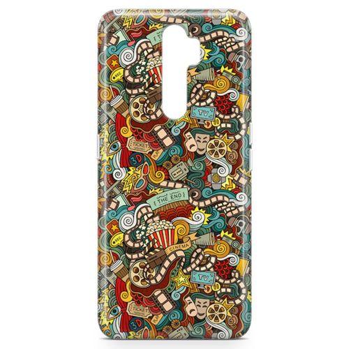 Oppo A5 2020 Kılıf Doodle Yeni Filmler Arka Kapak Koruma Desenli Full Koruyucu
