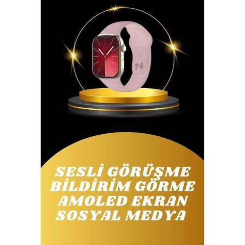 Akıllı Saat İos Andorid Destekli Arama Özeliği Sensörlü Bluetooth Bağlantılı