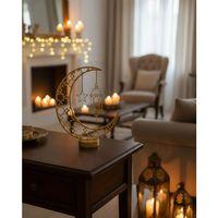 3d Hilal Cami Dekor 20x20 Cm Özel Baskı Masa Üstü Süs