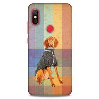 Xiaomi Mi A2 Lite Kılıf Köpek Kıyafetleri (36) Glitter Kılıf Alman Pointer