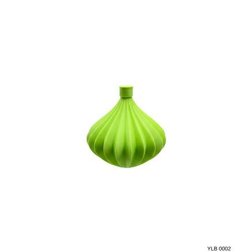 Yeşil Spiral Desenli Büyük Boy Dekoratif Yılbaşı Süsü