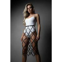 Harness Etek, Deri Örgü Harness Etek, Şık Tayt Üzeri Etek - Brf410