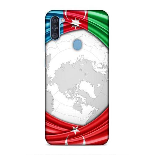 Samsung Galaxy A11 Uyumlu Kılıf Azarbaijan (17) Tasarım Kılıf Dünya Bayraklar