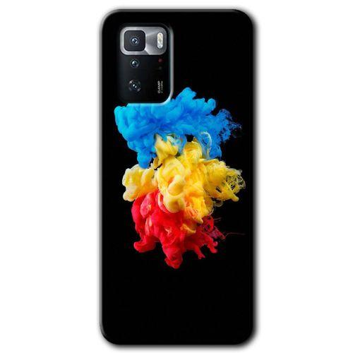 Poco x3 GT Kılıf HD Desen Baskılı Arka Kapak - Black 1