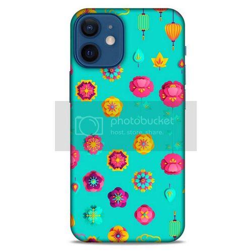 Origami Turkuaz Apple iPhone 12 Mini Kılıf