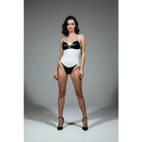 Siyah Harness Takım Zincir Detaylı Suni Deri Bralet - Brf1169