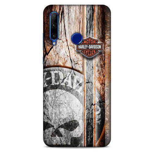 Huawei Honor 20 Lite Uyumlu Kılıf Motorsiklet (12) Koruyucu Silikon Harley Davidson