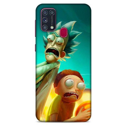Samsung Galaxy M31 Uyumlu Kılıf Rick And Morty (24) Darbe Emici Kılıf Frank Palicky