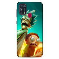 Samsung Galaxy M31 Uyumlu Kılıf Rick And Morty (24) Darbe Emici Kılıf Frank Palicky