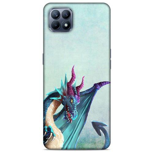 Huawei P40 Lite Kılıf Dragons (19) Kılıfları Mavi Ejderha