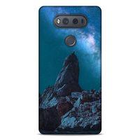 Lopard LG K61 Uyumlu Kılıf Gece'S (7) Telefon Kılıfı Açık Mavi