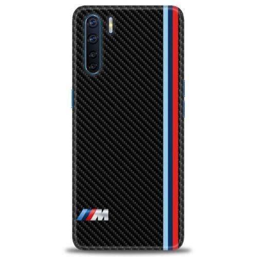 Oppo A91 / Reno 3 Kılıf HD Baskılı Kılıf - BMW + Tam Ekran Koruyucu