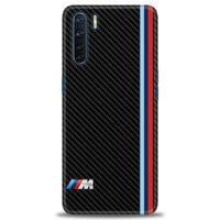 Oppo A91 / Reno 3 Kılıf HD Baskılı Kılıf - BMW + Tam Ekran Koruyucu