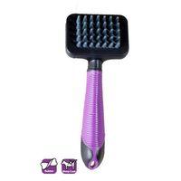 Karlıe Kedi Masaj Fırçası 8x7x4 Cm Mor-siyah