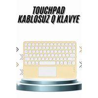Android Ve İos Uyumlu Bluetooth Klavye Touchpad Slim Kablosuz Wifi Q Klavye