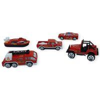 İş Araçları Serisi - İtfaiye Araç Seti 5 Parça 7 cm - TH733