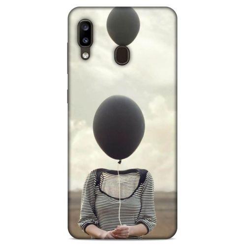 Lopard Samsung Galaxy A20 Uyumlu Kılıf Manipülasyon ☻ (30) Silicone Case Desenli