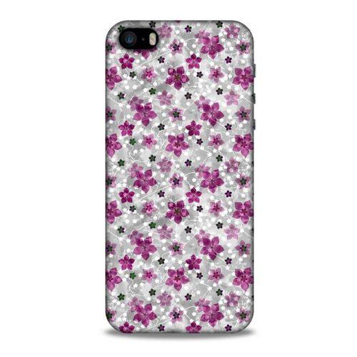 Apple Iphone 5 Uyumlu Kılıf Pembe Delisi (6) Silikon Kılıf Çiçek